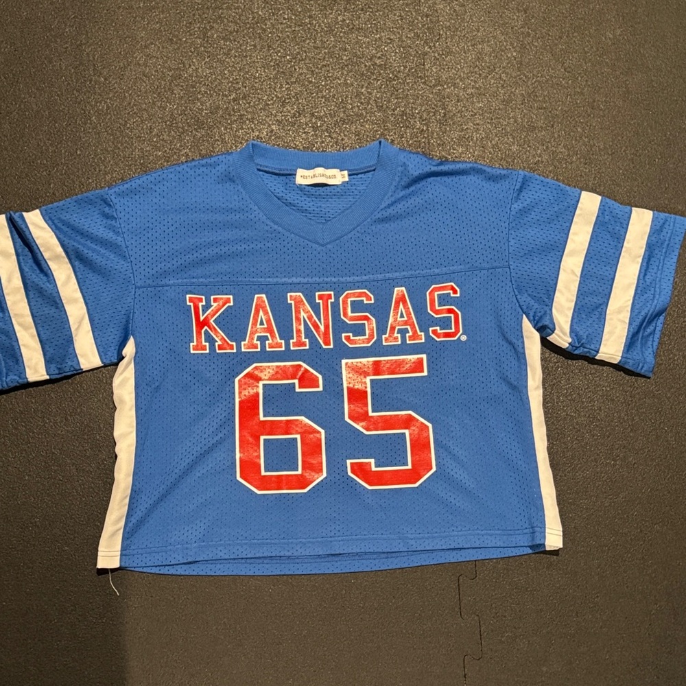 Women’s KU cropped jersey